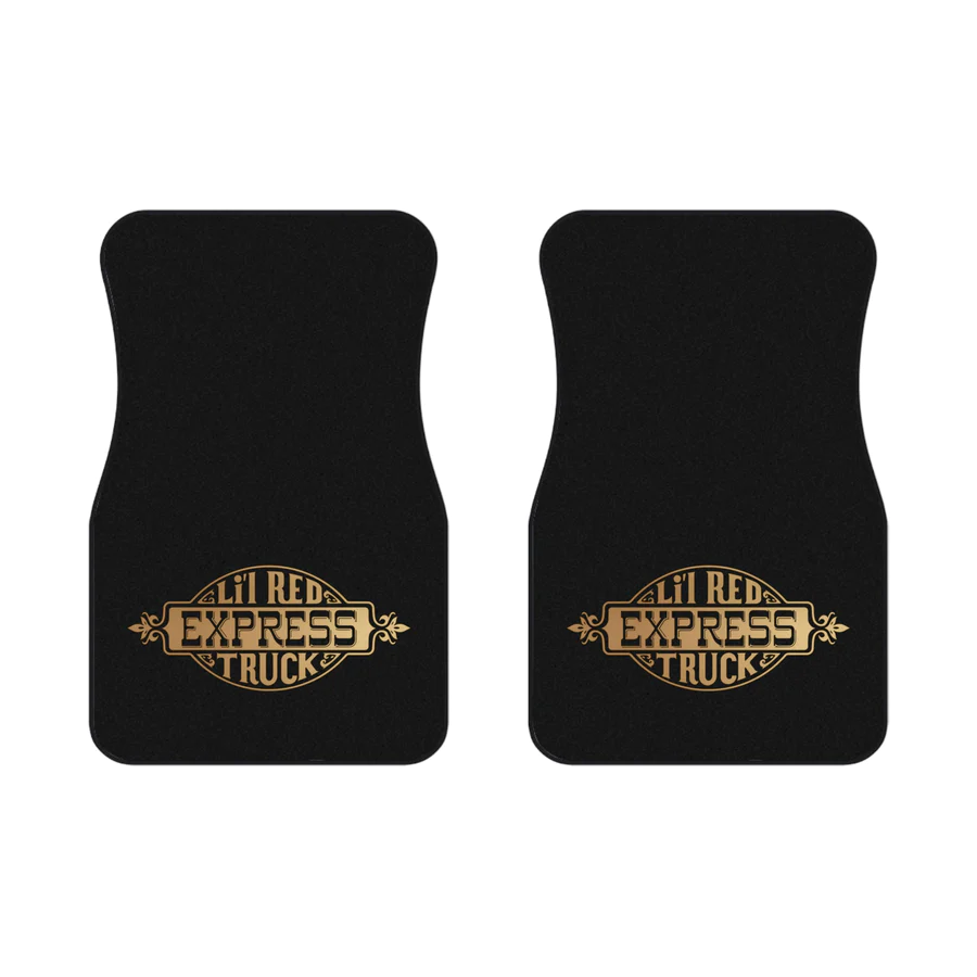 Black Lil Red Express Floor Mats 78-79 Lil Red Express